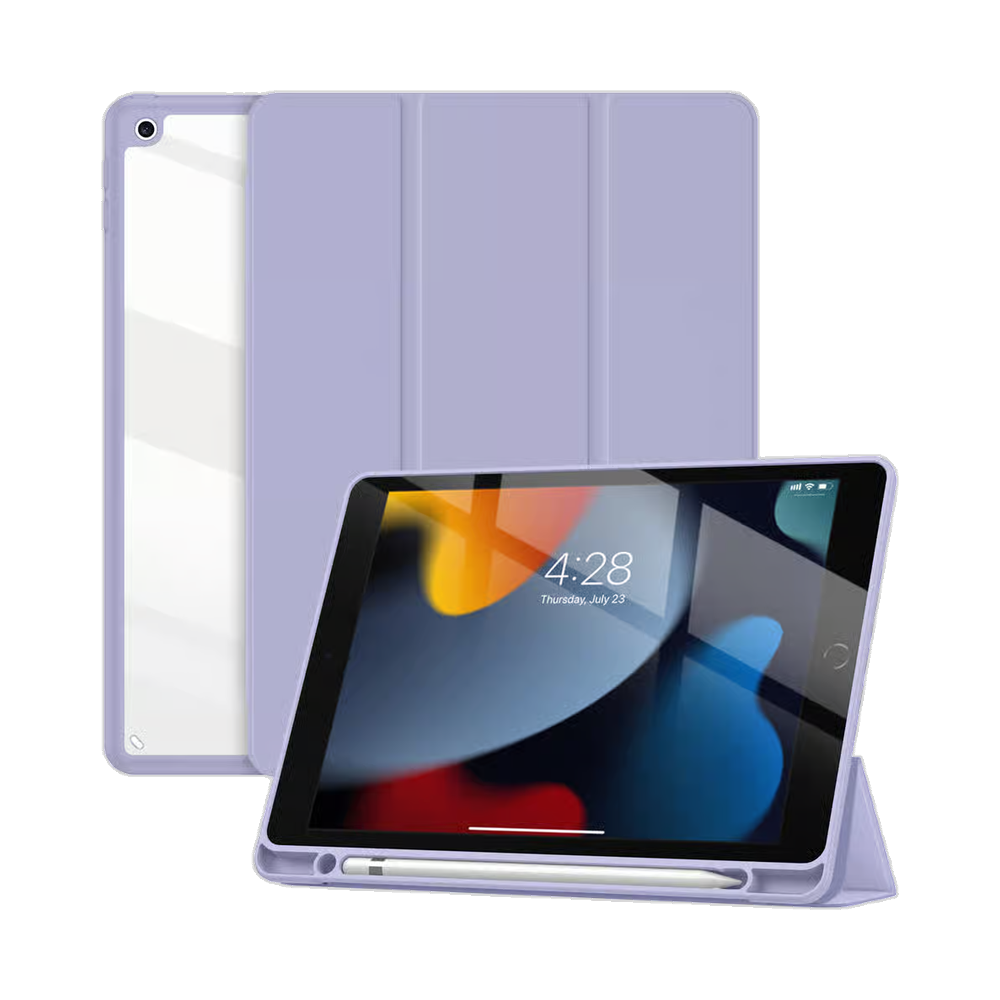 iPad Hoes 7,8,9 (10.2 inch) Lavendel Grijs