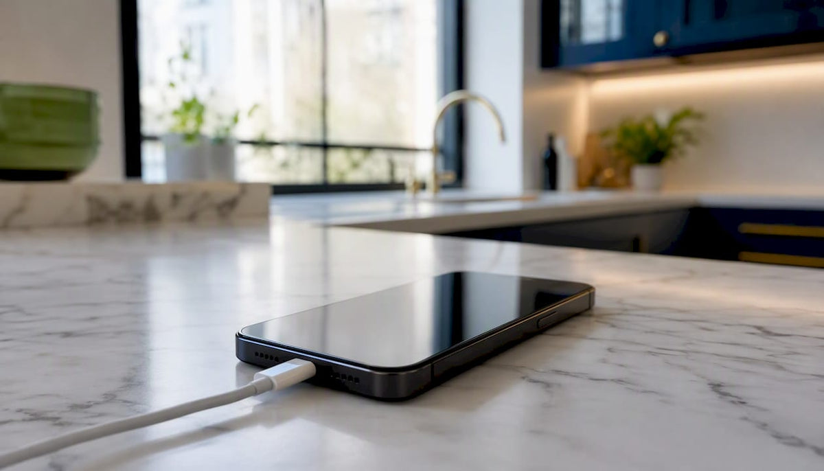 iPhone opladen tijdens het terugzetten van een back-up