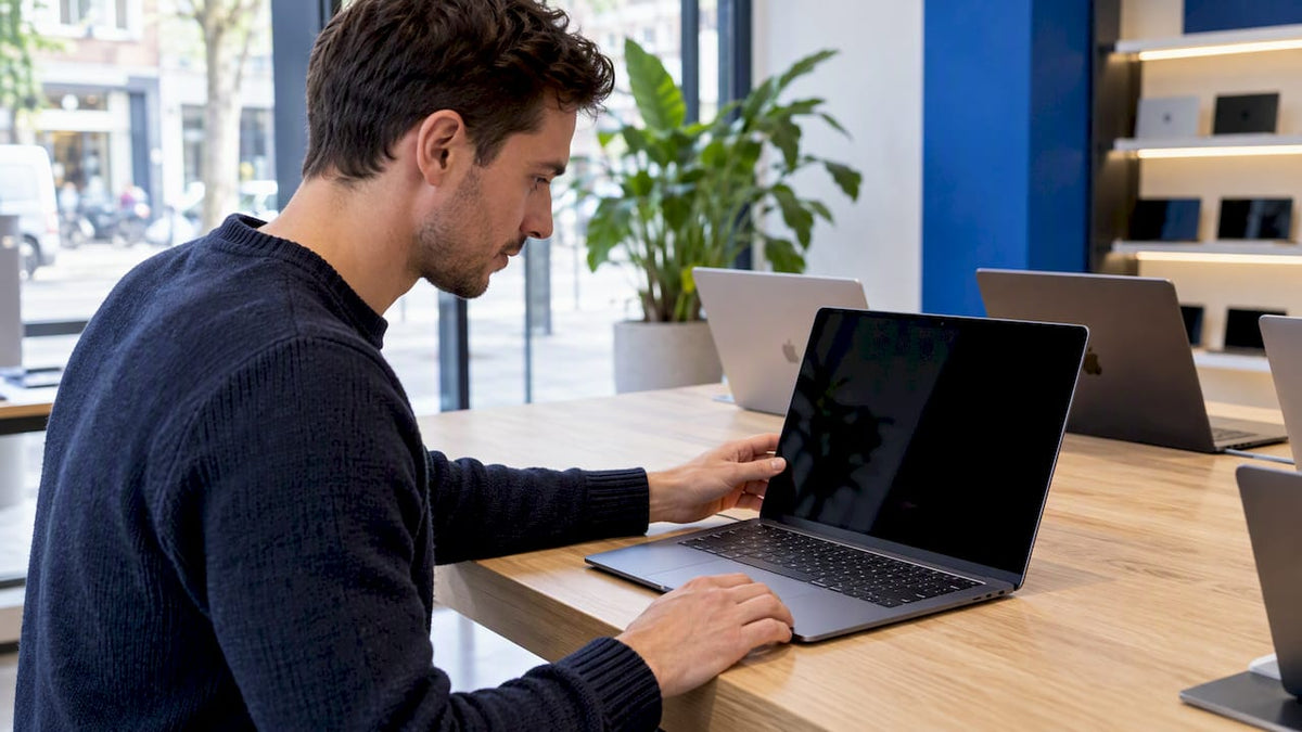Klant kiest een refurbished MacBook Air