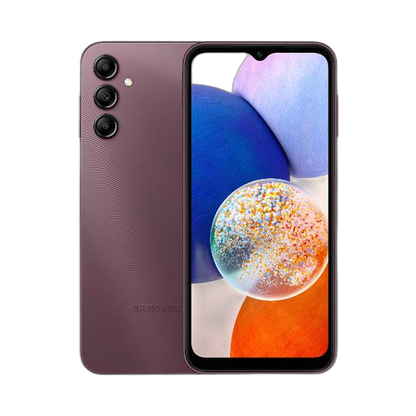 Samsung A14 Donkerrood
